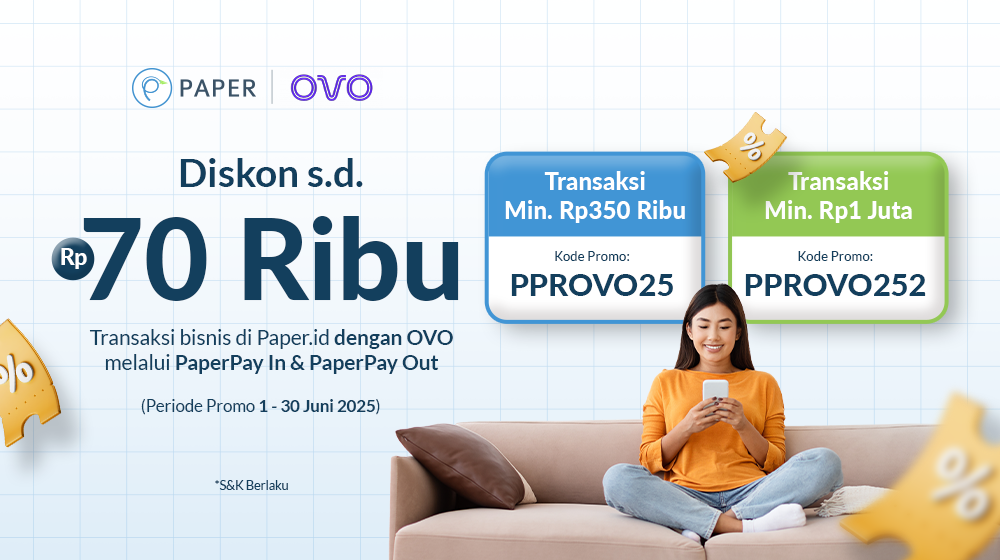 Transaksi Bisnis Pakai OVO, Langsung Dapat Discount hingga Rp70 ribu!